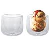 Dolce Duo Ice Cream Ice Cream Dessert Cup, Glass, Cup, Double-Walled, Heat-Resistant Glass, 300ml, ST-1781