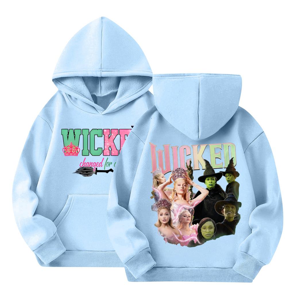 Dětská mikina s kapucí Trendy s dlouhým rukávem Čarodějnická mikina