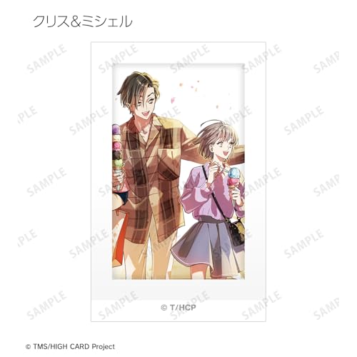 TV-Anime "HIGH CARD" Sammel-Endillustration Sofortbildkamera-Stil Illustrationskarten 18-Stück-Box