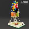 Street View Flying House Worldwide Building Blocks MOC Creative Expert City Model Series Bricks Classic Film Toys For Kids Gifts