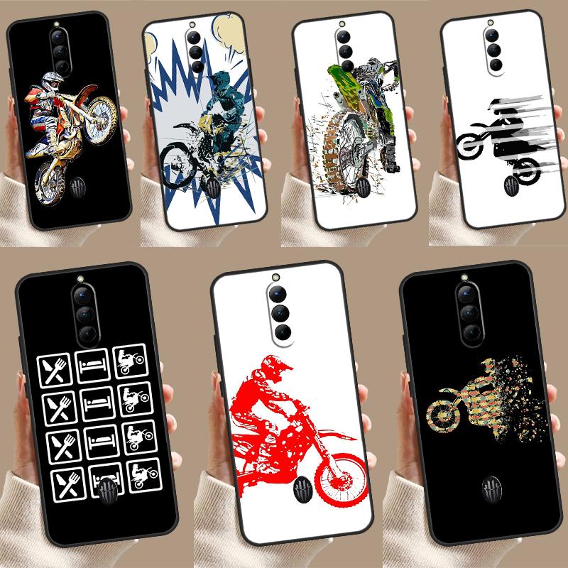 Freestyle Motocross Sport Case For ZTE Nubia Red Magic 9 Pro Plus 8 8S Pro Plus RedMagic 6 7 6S 7S Pro 6R 5S 5G Cover