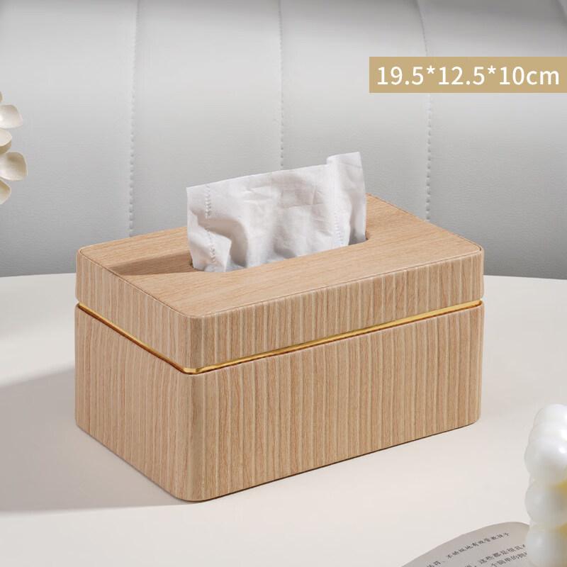 Luxury Leather Desktop Tissue Box