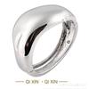 Jewelry Wide Glossy Irregular Wave Alloy Bracelet Bracelet Factory
