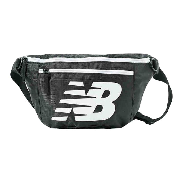 New Balance Fabric Fanny Pack Unisex Black/Blue/Green LAB31004