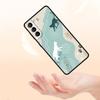 Abstract Creative Cute Cat Line Phone Case for Samsung Galaxy S26 S25 S24 S23 S22 S20 S21 FE Ultra S25 Edge Plus Soft TPU Cover