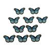 10Pcs Embroidered Fabric Patches Butterfly Applique Iron On Butterfly Patches for Clothes Jackets Jeans Bag Decoration