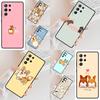 Cartoon Corgi Hond Mobiele Telefoonhoesje voor Samsung Galaxy S26 Ultra S25 S24 S23 S22 S21 S20 Note10 Cover