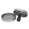 Round Hamburger Press Patty Maker Aluminum Alloy Burger Press Patty Mold for Meat Beef Camping 12cm