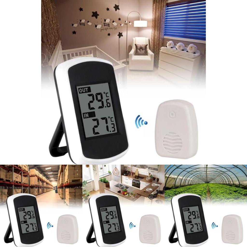 High Precision Wireless Indoor Outdoor Thermometer For Home Use And Greenhouse Settings