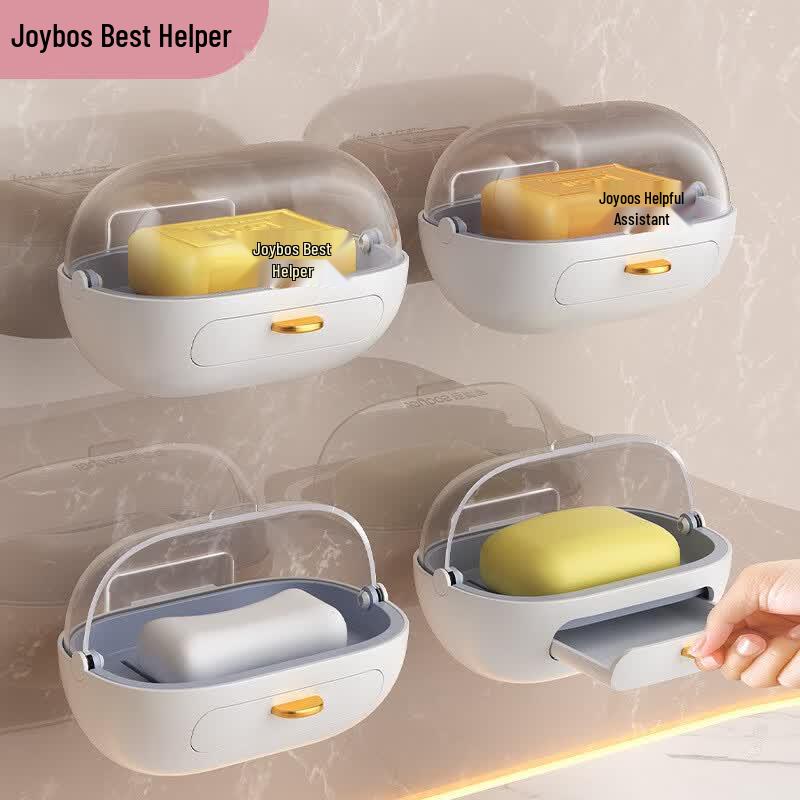 Jiabangshou Wall-Mounted Soap Dish with Lid