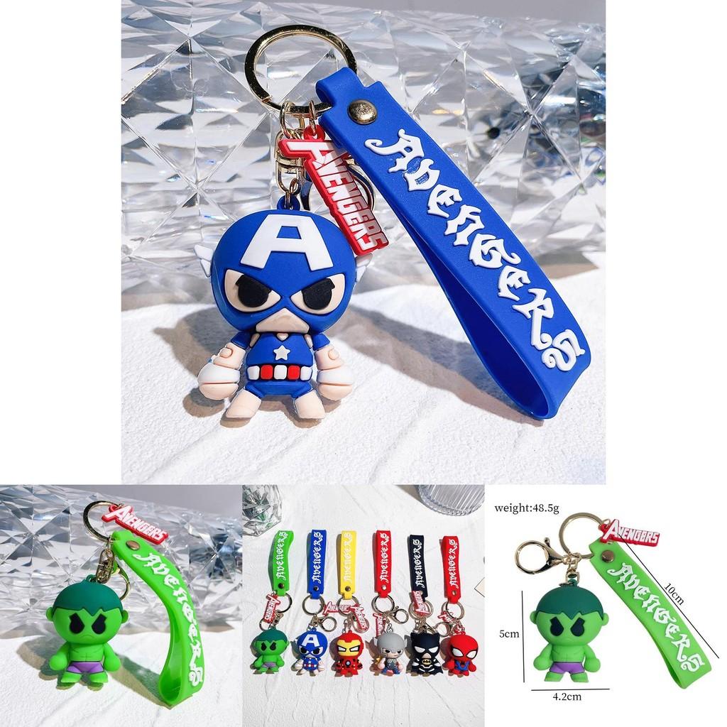 Delightful Avengers Keychain Marvel Characters Keyring Ideal Party Favor