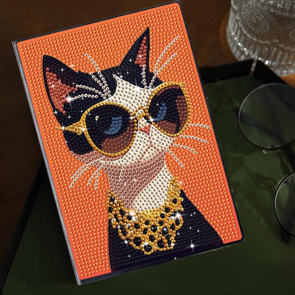 DIY Diamond Painting Business Notebook – Creative Dot Drill Writing Book for Kids