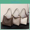 Chic Casual Large Capacity Handheld Tote Bag For Women Available In Brown Khaki And Off White For Trendy Street Style