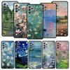 Claude Monet Garden Paint Art Case for Samsung A17 A13 A15 A25 A35 A51 A55 A71 A21S A11 A31 A41 A23 A53 A73 5G A03S A05s Cover