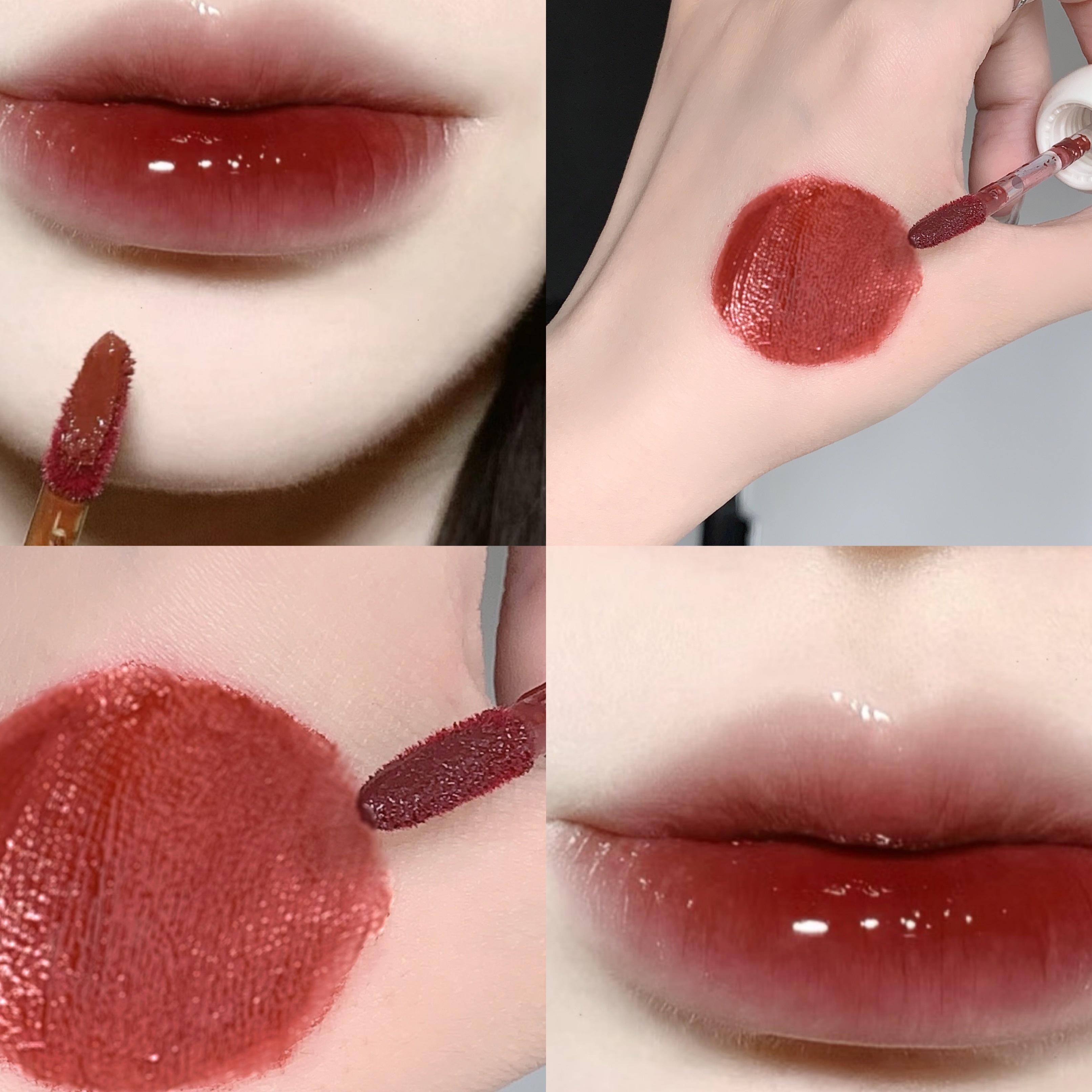 

Блеск для губ Berry Cream Увлажняющая губная помада, блеск для губ Glass-Like Shine, улучшает тон кожи, идеально подходит для ежедневного макияжа 6#