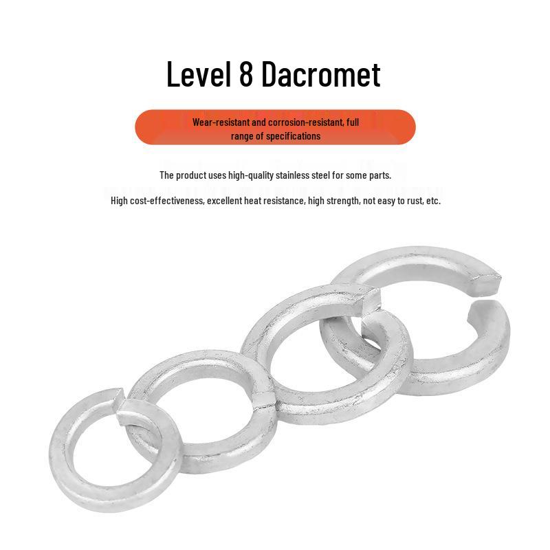 Dacromet Grade 8.8 Spring Washer Spacer - Thickened M3, M5, M6, M8, M14, M16, M20