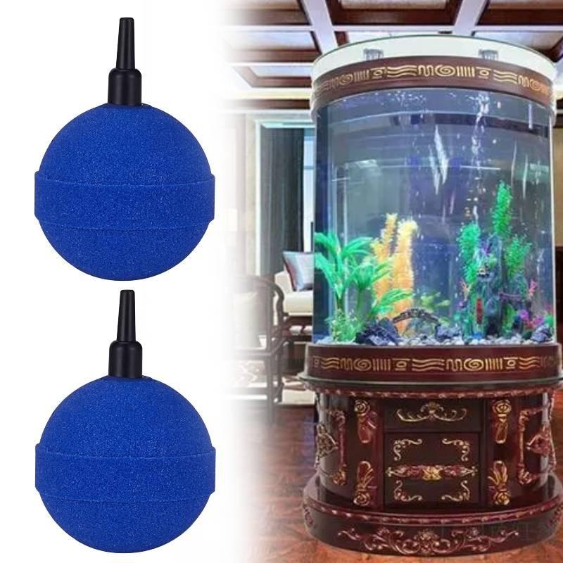 Stone Air Pond Fish Tank Oxygen Pump Head Oxygenation Ceramic Material Blue