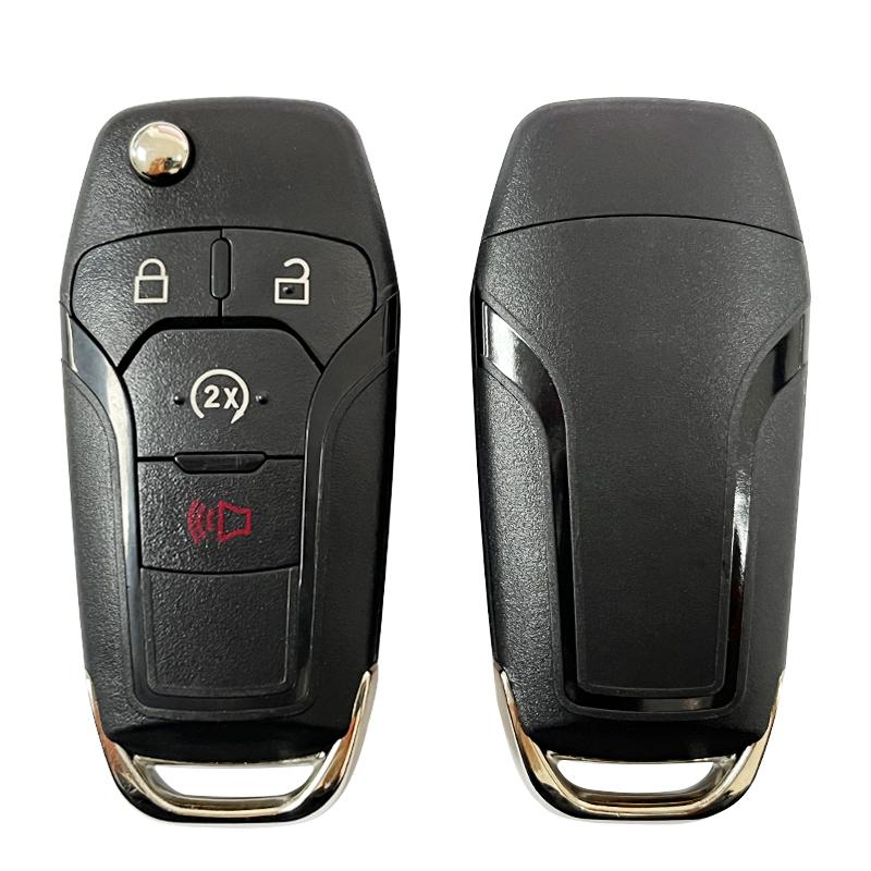 CN018136 FCC N5F-A08TBLP 433.92-434.2mhz For Ford -2024 New Model F-150 F-250 Remote Start Flip Key 3/4 Button 49 Chip