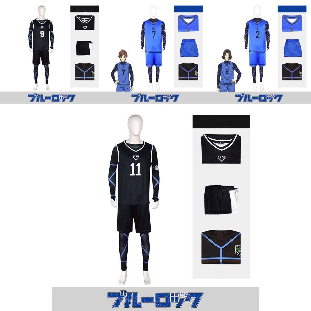Blue Lock Cosplay Isagi Yoichi Rensuke No.1 Jersey Set For Anime Fans