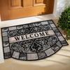 Luksusowa Mata Podłogowa Powitalna w Stylu Retro - Trwała i Antypoślizgowa Zewnętrzna Mata Wejściowa na Podłogę Dywan do Dekoracji Domu
