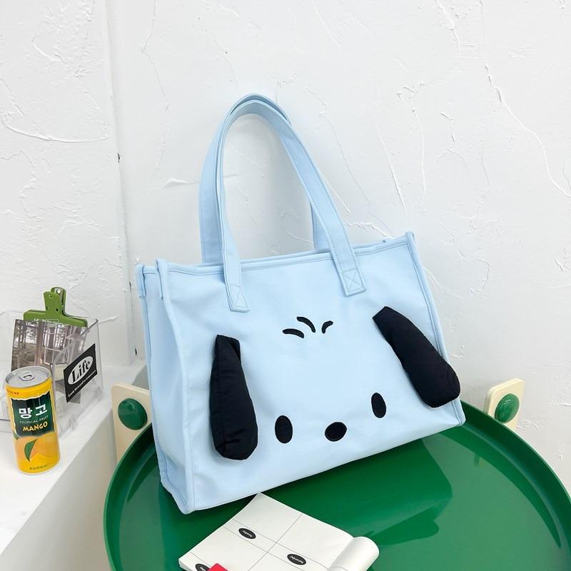 

New cute cloth bag cartoon three-dimensional cartoon rabbit tote bag women commute to work large-capacity shoulder bag синий