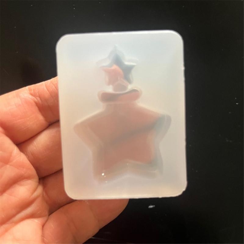 Practical Silicone Mold Liquid Sand Accessories Making Mould Unique Epoxy Resin Jewelry Molds for Crafting Enthusiasts