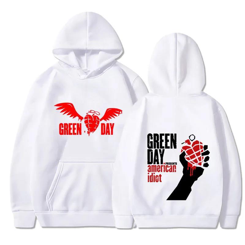Green Day Saviors Printed Men's Hoodies Men Women Hooded Sweatshirts Casual Pullovers Autumn Winter Streetwear Hoodie