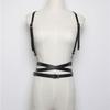Adjustable Punk Style Synthetic Leather Waist Cincher Women's Harness Belt For Body Shaping And Fashionable Outfits