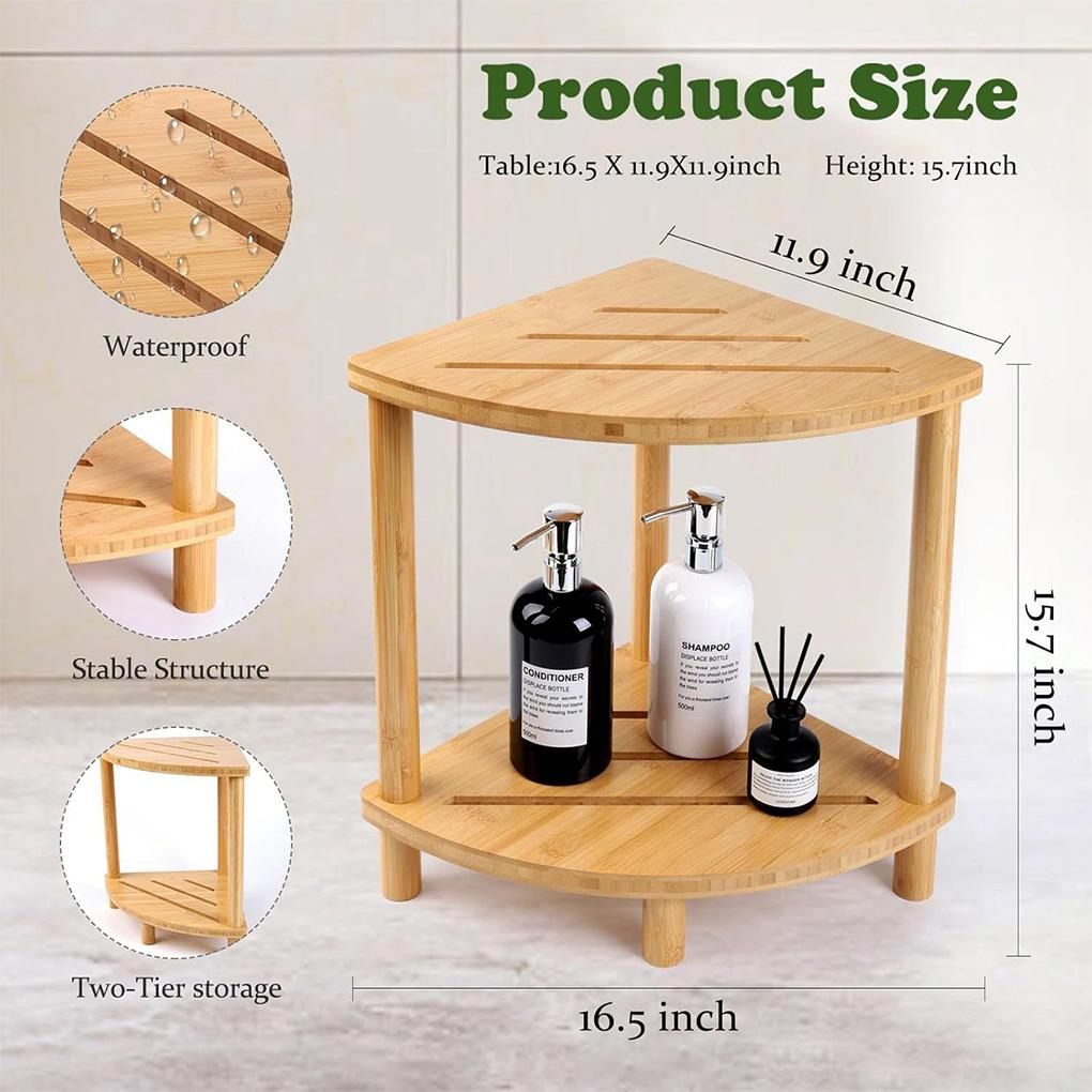 

2025 New Bamboo Shower Versatile Stool Any Decor And Easy To Assemble Suitable For Any Decor Durable