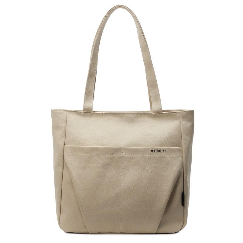 

Женская сумка-тоут большой емкости, сумка для компьютера, школьная сумка через плечо для поездок на работу хаки