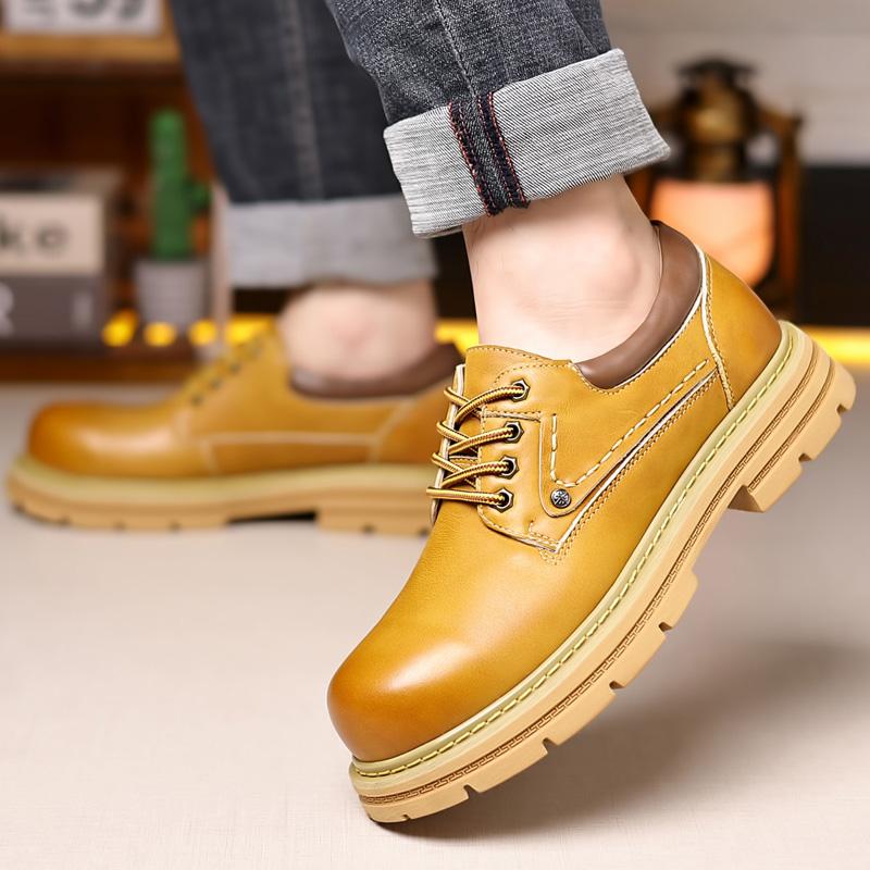 Mens Sneakers Genuine Leather Men's Dress Shoes High Quality Business Formal Oxfords Footwear Man Business Walking Shoes for Men