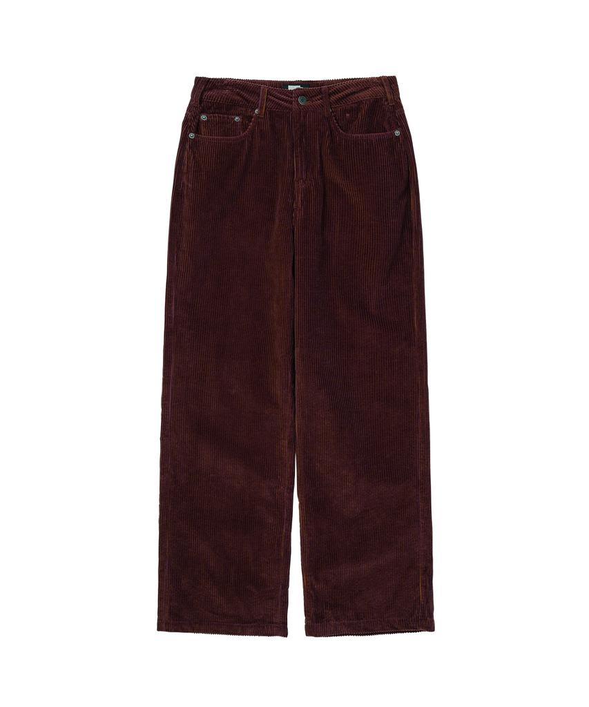 WELLBEING EXPRESS Washed Twotone Corduroy Pants Purple