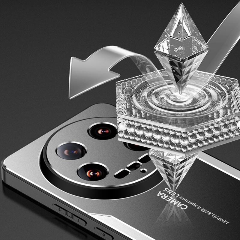 For Xiaomi 14 Ultra Aluminum Alloy+TPU+PC Phone Case Anti-Scratch Cell Phone Cover