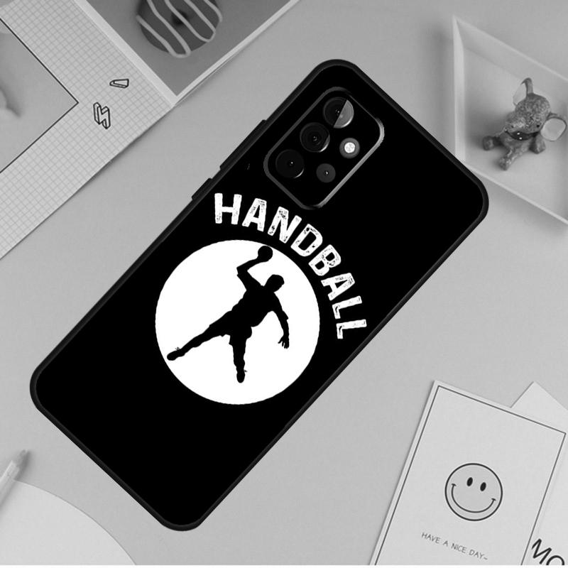 

Handball Sport Case For Samsung Galaxy A53 A33 A23 A13 A06 A56 A16 A36 A55 A35 A17 A54 A34 A14 A52 A32 A15 Samsung A17