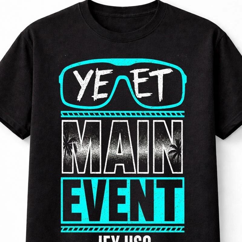 Jey Uso Yeet Glasses Wrestling The Main Event Bloodline Unisex TShirt S