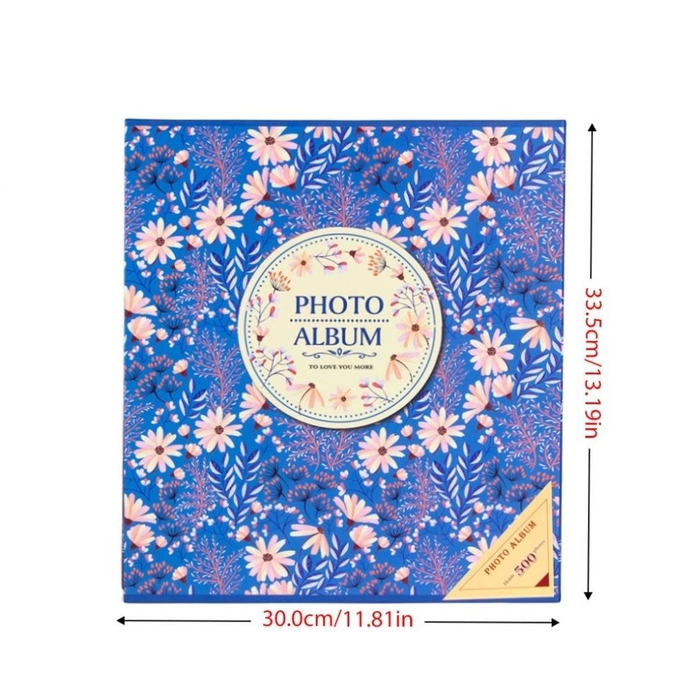 6 Zoll 500 Taschen Scrapbook-Album Laminierte Einsteck-Fotoalben Fotoaufbewahrung Aufbewahrung für Zuhause