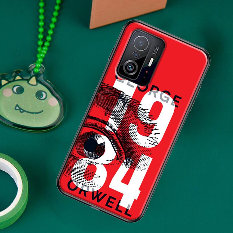 1984 George Orwell Fodral För POCO F5 X5 X3 Pro X4 F4 GT F3 M5s C40 Fodral För Xiaomi 13 12 Lite 11T 12T Pro 12X