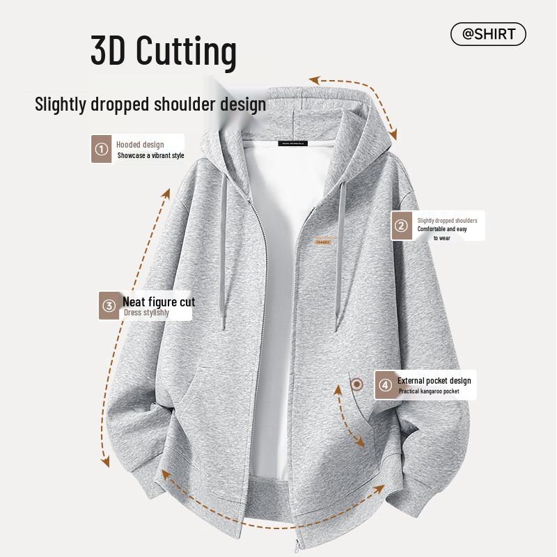 Mark Fairwhale Men's Zip-Up Hoodie and Jogger Tracksuit Set