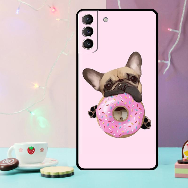 French Bulldog Dog Phone Case For Samsung Galaxy S25 Ultra S20 S21 S22 S23 S24 Ultra Plus S9 S10 S25 FE Cover