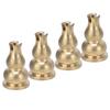 10pcs Copper Brass Incense Holder Brass Household Aromatherapy Seat  Indoor Meditation Area