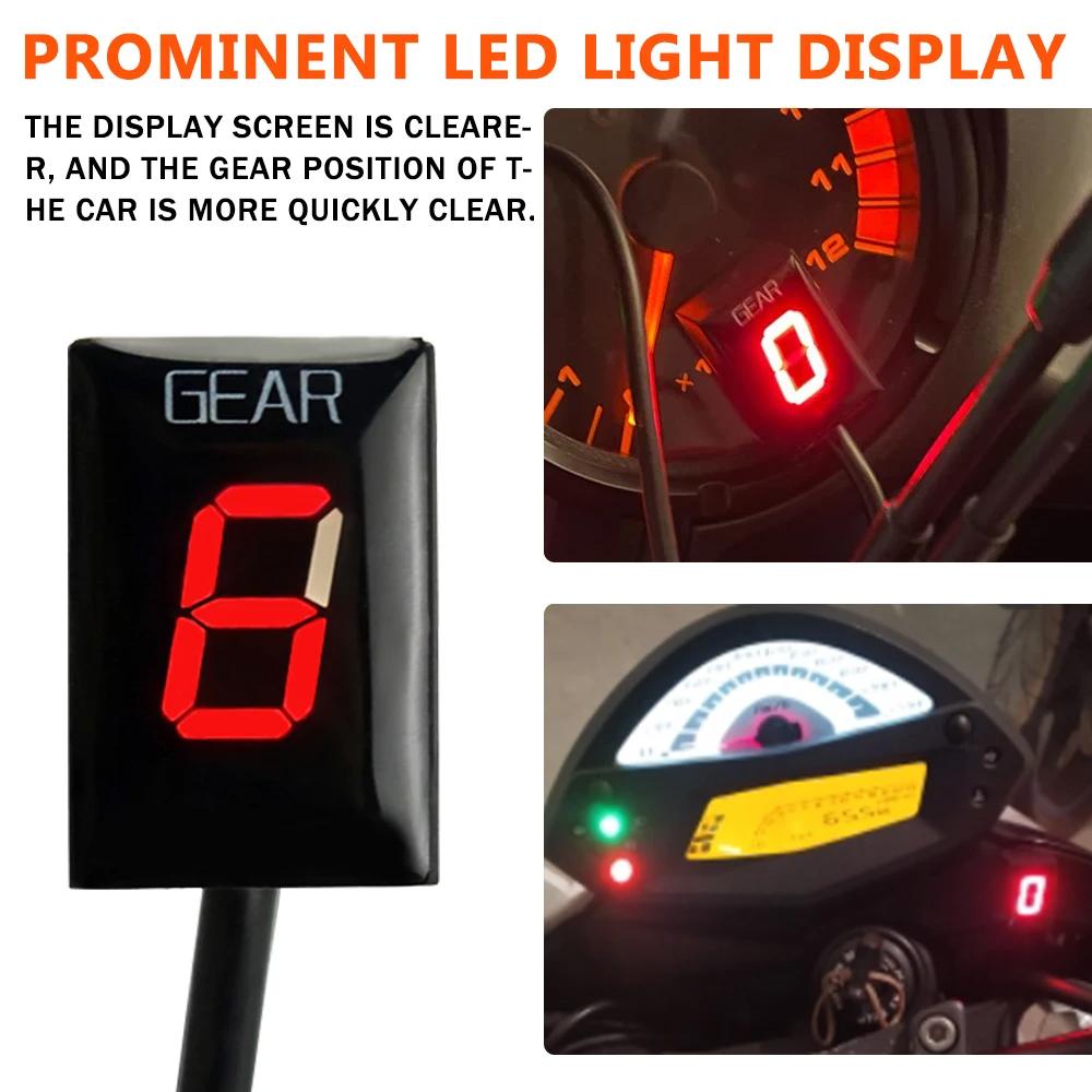 Motorcycle Gear Indicator For YAMAHA FZ1 FZ8 FZ16 FZ-16 YZF-R1 R6 R6S FZS 1000 Fazer MT01 MT03 MT 01 03 XJR400 FJR1300 YS250