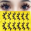 6 Pairs Dramatic 3D Faux Mink Eyelashes Wispy Fluffy Thai Eyelashes False Eyelashes  Extension