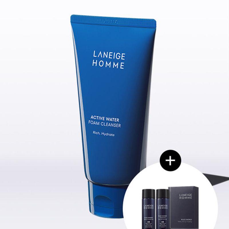 LANEIGE Homme Active Water Foam Cleanser 150g active water foam cleanser