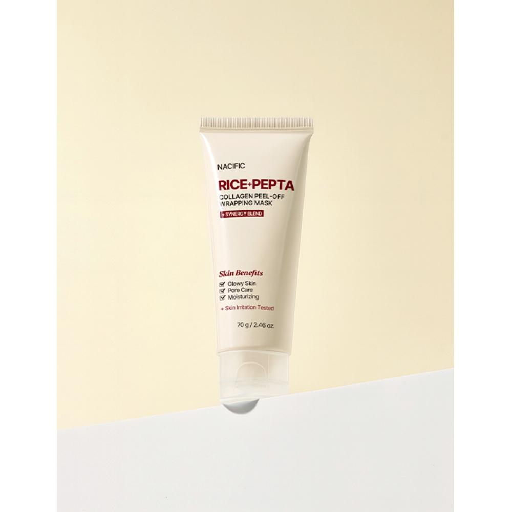 Nacific Rice Pepta Collagen Peel Off Wrapping Mask 70g