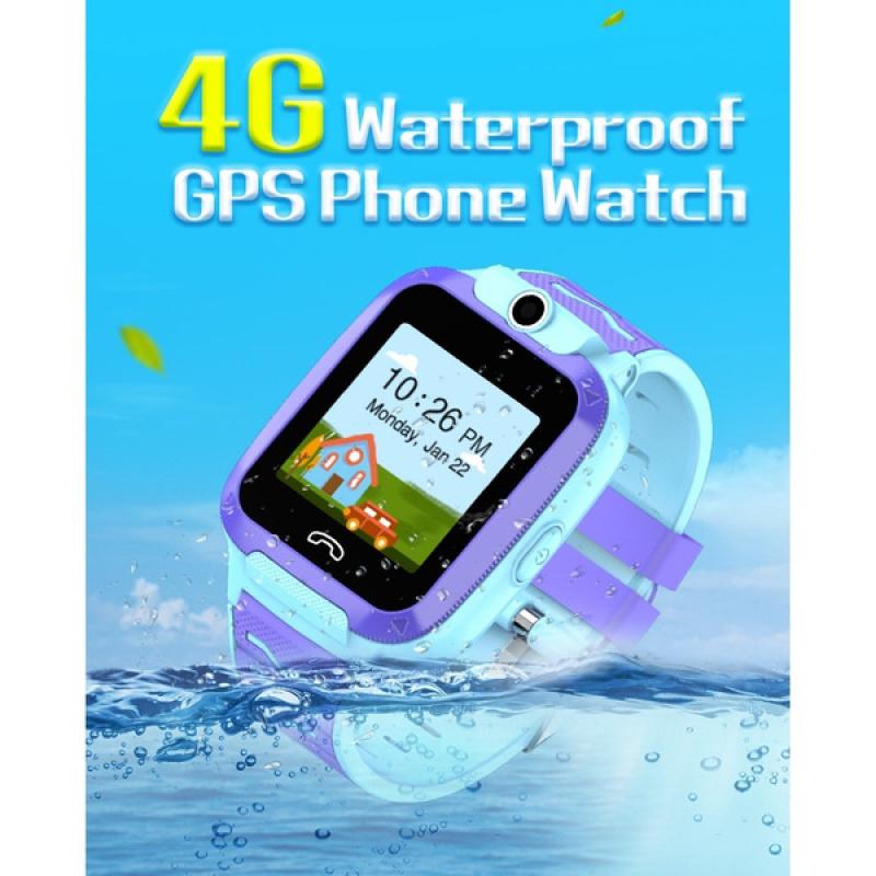 4G Kids Smart Watch IP67 Waterproof Watch Video Call Phone SOS Call Smartwatch Kid Chilren's Smartwatch GPS Clock