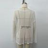 European & American Women's Sexy See-Through Loose Pullover Cardigan – Long Sleeve, Round Neck, Solid Color, Fashion Sun Protection