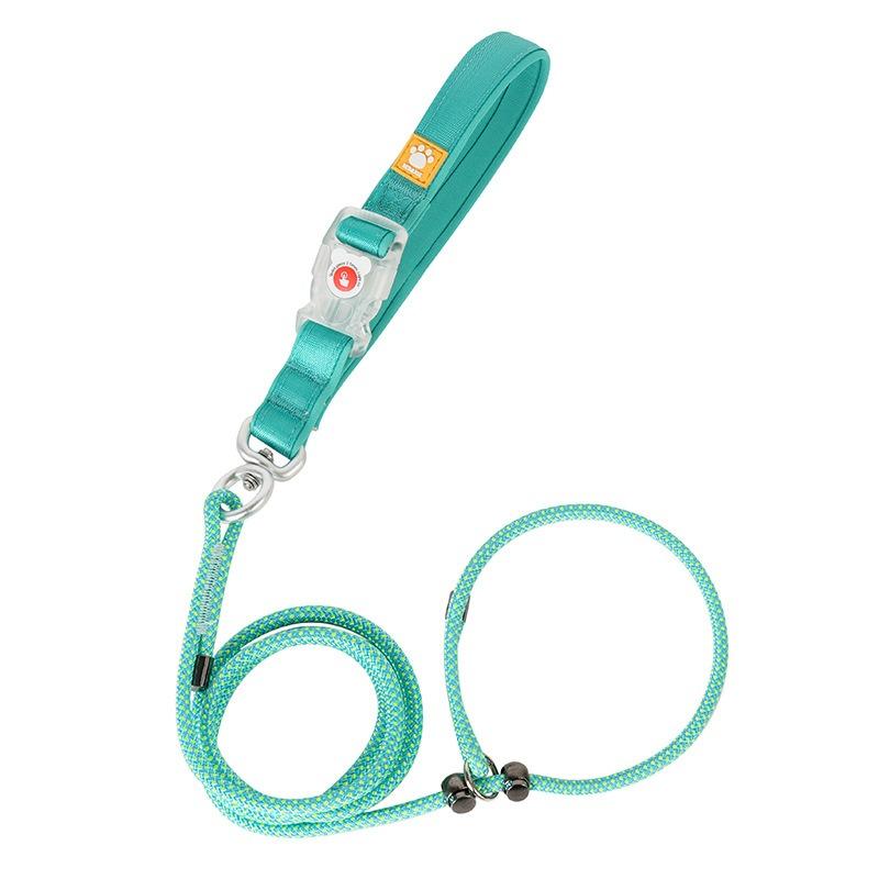 Hundeleine, Nylonleine, Leuchtende Leine für große Hunde, Spazierleine für kleine Hunde