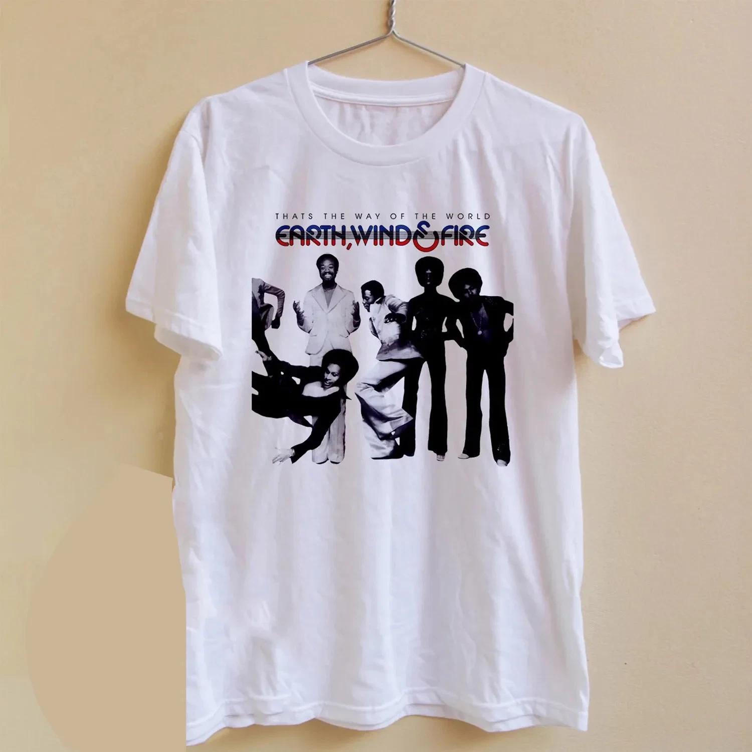 Earth Wind and Fire That s The Way of The World White Unisex T-Shirt L