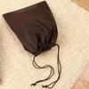 10 Pcs/Set Shoe Dust Cover Non-woven Fabric Dust Proof Drawstring Storage Bag Non-woven Fabric Color Random Household Items