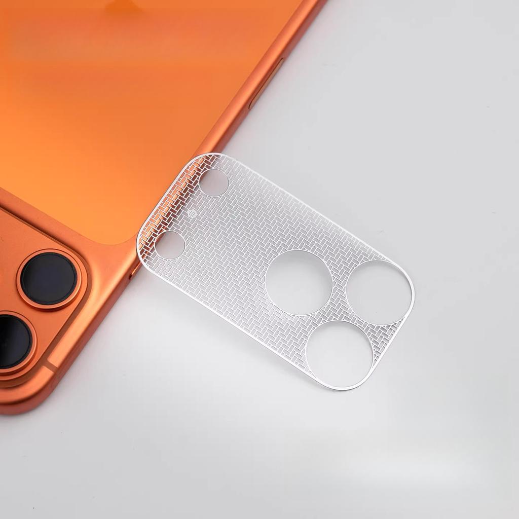 Ultra-thin Slim Invisible Full-cover Integrated Dustproof Net for IPhone 17Pro Max17Pro Mesh Heat-dissipation Metal Base Sticker